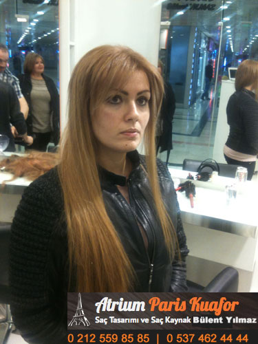 keratin kaynak saç modeli